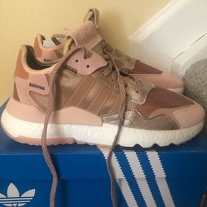 Rose Gold adidas Nite Joggers